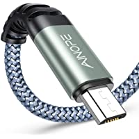 AINOPE Cable Micro USB- [2Pack 2M] Trenzado de Nylon Cable Carga Rápida y Sincronizació Compatible con Android- Samsung…